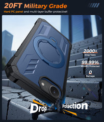 iPhone 17E Magnetic Rugged Case Featuring Ring Kickstand Military Grade Protection