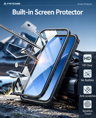 Google Pixel 10A Phone Case: Military Grade Shockproof with Built-in Screen Protector and Kickstand