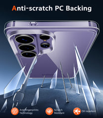 Samsung Galaxy S26 Ultra Clear Phone Case: Wireless Charging Anti Yellowing Shockproof