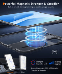 Google Pixel 11 Pro Fold Phone Case: Magnetic Charging Shockproof Magsafe Support - Frosted Oil Spray Touch