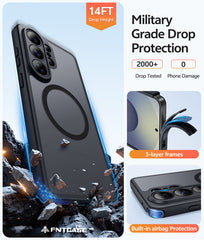 Samsung Galaxy S26 Ultra Case: Strong Magnetic Translucent Matte Slim Shockproof Protective Drop Full Protection Phone Cover