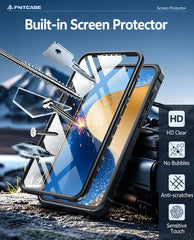 Samsung Galaxy S26 FE Phone Case: Military Grade Shockproof with Built-in Screen Protector and Kickstand