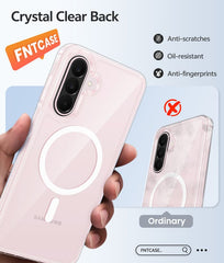 Samsung Galaxy A27 Clear Case: Magnetic Charging Anti Yellowing Shockproof Magsafe Support Phone Case