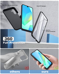 FNTCASE For Samsung Galaxy A16 5G 6.7 inch Phone Case: Protective Silicone Rugged Shockproof Full Protection Slim Dual Layer