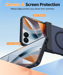Samsung Z Flip 8 Phone Case: Magnetic Charging Anti Yellowing Shockproof Magsafe Support Phone Case