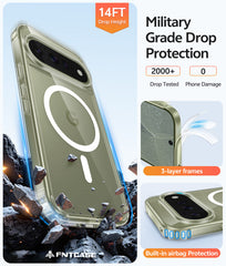 Google Pixel 11 Pro XL Clear Case: Magnetic Charging Shockproof Magsafe Support