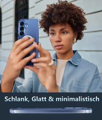 FNTCASE für Samsung Galaxy S25 6,2 Zoll Hülle: Magnetische Aufladung, Anti-Vergilbung, stoßfeste Magsafe-Unterstützung, Telefonhülle 