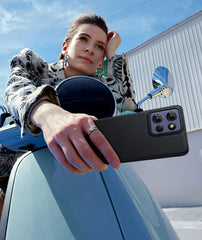 FNTCASE Für Moto G Power 5G 2025 6,8 Zoll Stoßschutz-Handyhülle Robuste Abdeckung mit Rutschfester Textur 