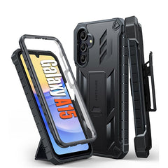 FNTCASE For Samsung Galaxy A15 5G 6.5 inch Phone Case: Rugged Protective Phone Case with Belt Clip Holster and Kickstand