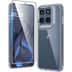 Motorola Edge 2026 Clear Phone Case: Wireless Charging Anti Yellowing Shockproof
