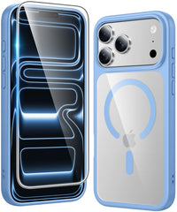 iPhone 18 Pro Case: Clear Anti Yellowing Magnetic Military Grade Drop Protection Cell Phone Cover - Rugged Shockproof Protective Bumper Transparent