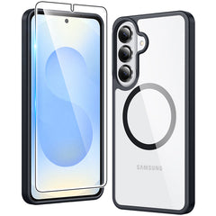 Samsung Galaxy S26 Clear Magnetic Case - Anti-Yellowing, Magsafe Compatible, Rugged Shockproof Protective Bumper