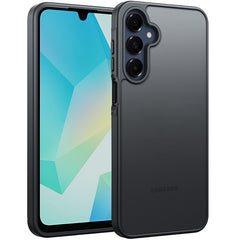 FNTCASE Samsung Galaxy A16 5G 用電話ケース: 半透明マット耐衝撃スリム電話カバー - ミリタリーグレードの落下防止ハードバック指紋防止保護ケース