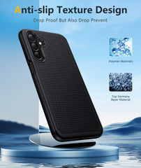 Samsung Galaxy A27 Shock Protection Cell Phone Case Sturdy Cover with Non-Slip Texture