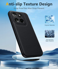 Motorola Edge 2026 Shock Protection Cell Phone Case Sturdy Cover with Non-Slip Texture