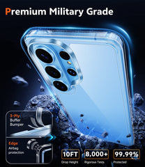 Samsung Galaxy S26 Ultra Clear Phone Case: Wireless Charging Anti Yellowing Shockproof