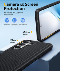 Samsung Galaxy S26 Shock Protection Cell Phone Case Sturdy Cover with Non-Slip Texture