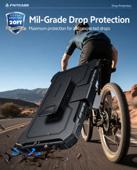 Google Pixel 10A Phone Case: Rugged Protective Phone Case with Belt Clip Holster and Kickstand