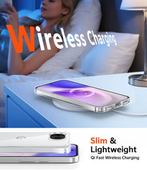 Google Pixel 10A Clear Phone Case: Wireless Charging Anti Yellowing Shockproof