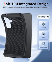 Samsung Galaxy A57 Shock Protection Cell Phone Case Sturdy Cover with Non-Slip Texture