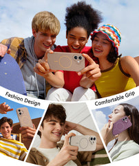 iPhone 17 Phone Case: Magsafe Integrated Silicone Phone Cases with Military Grade Shockproof Protective Cover