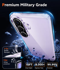 Samsung Galaxy A27 Clear Phone Case: Wireless Charging Anti Yellowing Shockproof