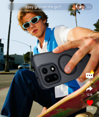 FNTCASE for OnePlus 15 Phone Case: Magnetic Translucent Matte Shockproof Slim Phone Cover - Military Grade Drop Proof Hard Back Anti-Fingerprint Protective Case