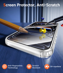 iPhone 18 Pro Max Clear Case: Magnetic Charging Shockproof Magsafe Support