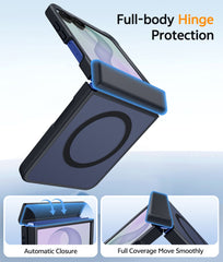 Samsung Z Flip 8 Phone Case: Matte Magnetic Charging Shockproof Magsafe Support Phone Case