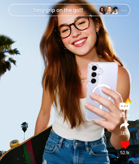 Samsung Galaxy S25 FE 6.7 inch Clear Case: Magnetic Charging Shockproof Magsafe Support