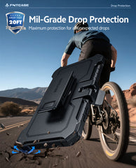 Samsung Galaxy S26 Case with Belt Clip Holster and Kickstand Military-Grade Protection Includes 2 Front Frames and a Built-in Screen Protector