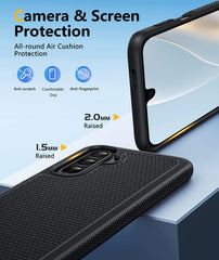 Samsung Galaxy A27 Case: Magnetic Military Grade Drop Protection Anti-Slip Anti-Fingerprint Dual Layer Shockproof Phone Cover