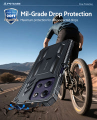 Motorola Moto G Power 5G 2026 Phone Case: Military Grade Shockproof with Built-in Screen Protector and Kickstand