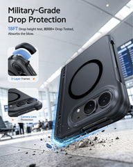 iPhone Duo Phone Case with Kickstand Hinge Protection Shockproof