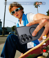 Samsung Galaxy S26 Ultra Case: Strong Magnetic Translucent Matte Slim Shockproof Protective Drop Full Protection Phone Cover