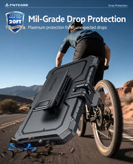 iPhone 17E 2026 Phone Case: Rugged Protective Phone Case with Belt Clip Holster and Kickstand