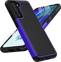 Galaxy S21 FE 6.4 inches Military Grade Bumper Rugged Cover with Non Slip Textured Back - FNTCASE OFFICIAL