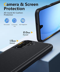 Samsung Galaxy A17 A16 Case: Magnetic Military Grade Drop Protection Anti-Slip Anti-Fingerprint Dual Layer Shockproof Phone Cover