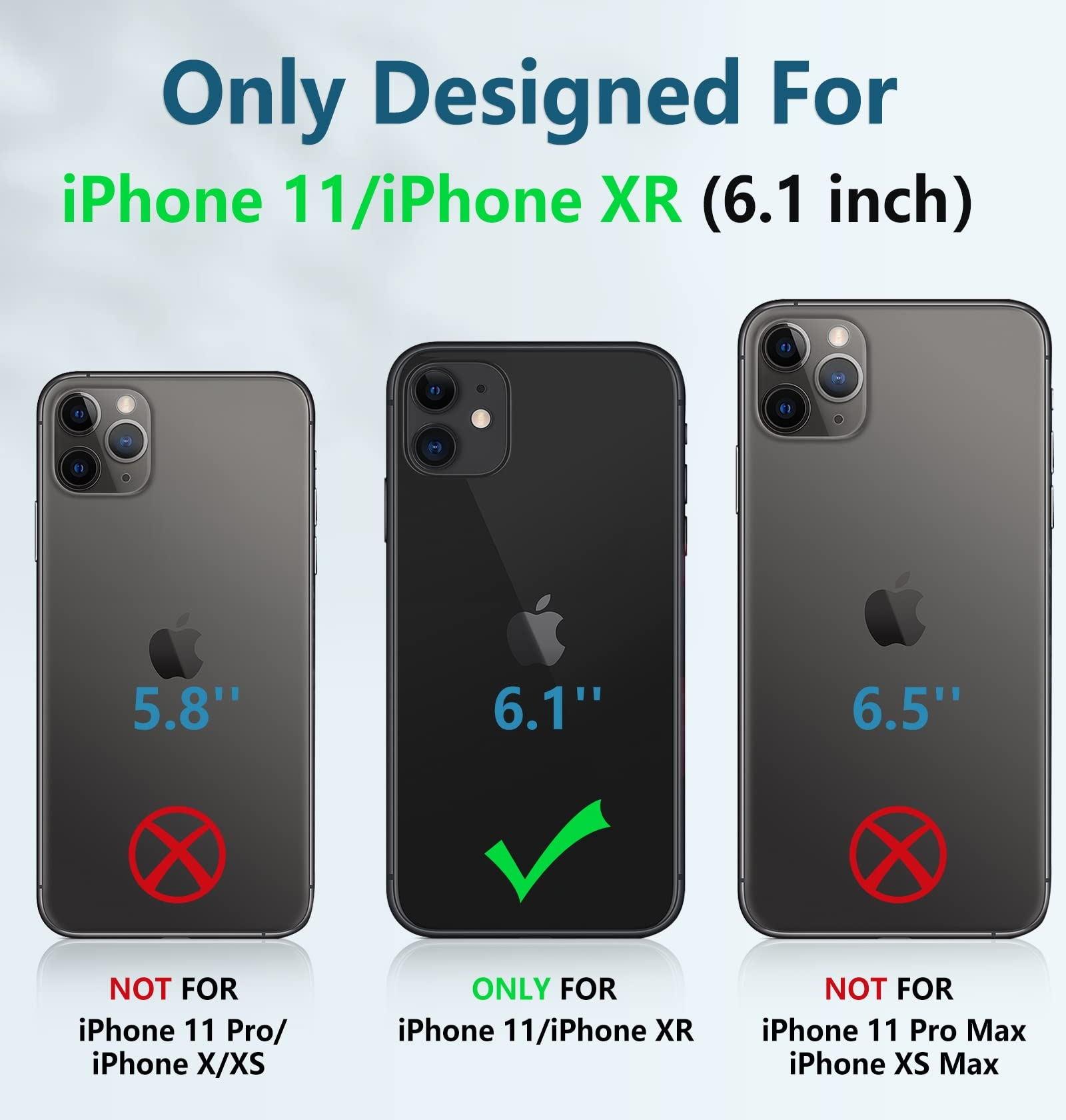 iPhone 11 iPhone XR 6.1 inch Rugged Shockproof Protective Case with Slidable Camera Lens Cover - FNTCASE OFFICIAL