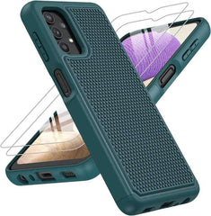 Galaxy A32 5G 6.5inch Military Grade Bumper Rugged Cover with Non Slip Textured Back - FNTCASE OFFICIAL