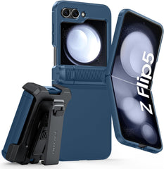 Galaxy Z Flip5 Full Body Drop Protective Phone Case with Belt Clip