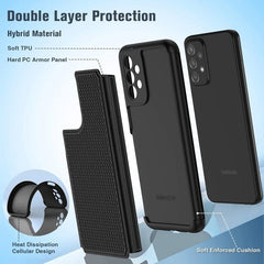 Galaxy A23 5G /4G LTE Shock Protection Sturdy Phone Case with Non-Slip Texture