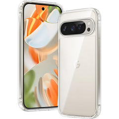 Google Pixel 9/ 9 Pro Case: Clear Slim Anti Yellowing Shockproof Protective