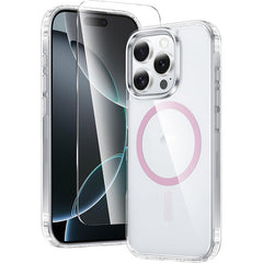 FNTCASE für iPhone 16 Pro Max 6,9 Zoll Hülle: Magnetische Aufladung, Anti-Vergilbung, stoßfeste Magsafe-Unterstützung, Telefonhülle 