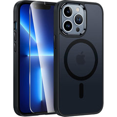 FNTCASE iPhone 13 Pro Case: Magnetic Charging Shockproof Magsafe Support - Frosted Oil Spray Touch