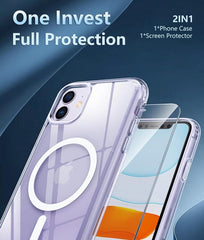 iPhone 11 Clear Case: Magnetic Charging Anti Yellowing Shockproof Magsafe Support – FNTCASE OFFICIAL iPhone 11 Clear Case: Magnetic Charging Anti Yellowing Shockproof Magsafe Support – FNTCASE OFFICIAL