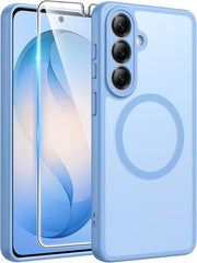 Samsung Galaxy S26 Case: Strong Magnetic Translucent Matte Slim Shockproof Protective Drop Full Protection Phone Cover