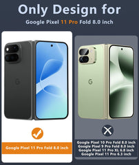 Google Pixel 11 Pro Fold Phone Case: Magnetic Charging Shockproof Magsafe Support - Frosted Oil Spray Touch