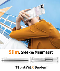 Samsung Z Flip 8 Clear Case: Magnetic Charging Shockproof Magsafe Support