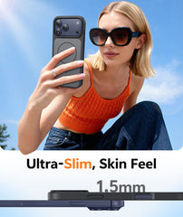 iPhone 17 Pro Phone Case: Military Grade Shockproof Protective Magsafe Spliced Colors Design‌